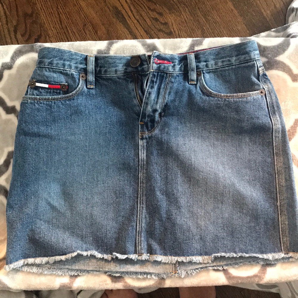 Vintage Tommy Hilfiger Jean Skirt Size 5